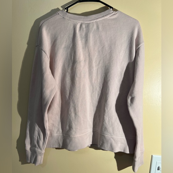 Women’s Reebok Cream Logo Crewneck Sweatshirt Size Small - Picture 5 of 5